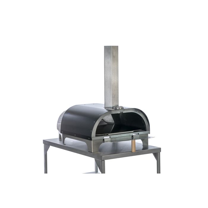 No.16 Stainless Steel Wood Fired Pizza Oven for 16" Pizzas with Thermometer by Char Outdoors