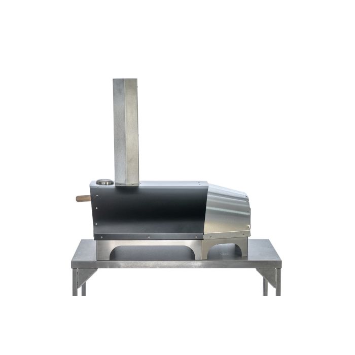 No.16 Stainless Steel Wood Fired Pizza Oven for 16" Pizzas with Thermometer by Char Outdoors