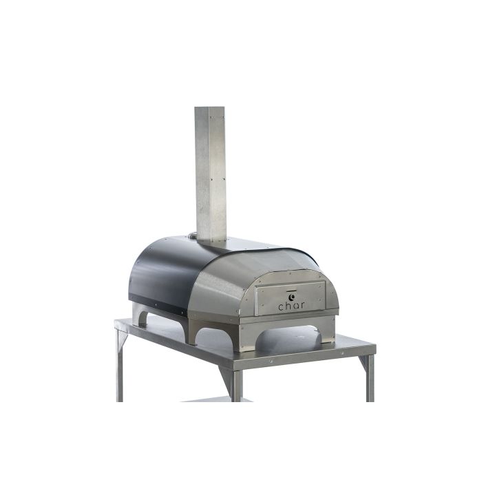 No.16 Stainless Steel Wood Fired Pizza Oven for 16" Pizzas with Thermometer by Char Outdoors
