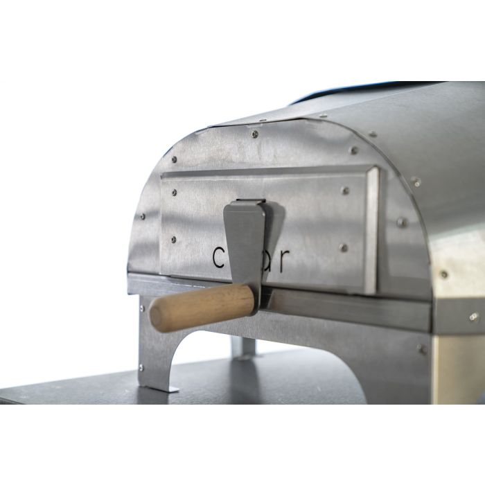 No.16 Stainless Steel Wood Fired Pizza Oven for 16" Pizzas with Thermometer by Char Outdoors