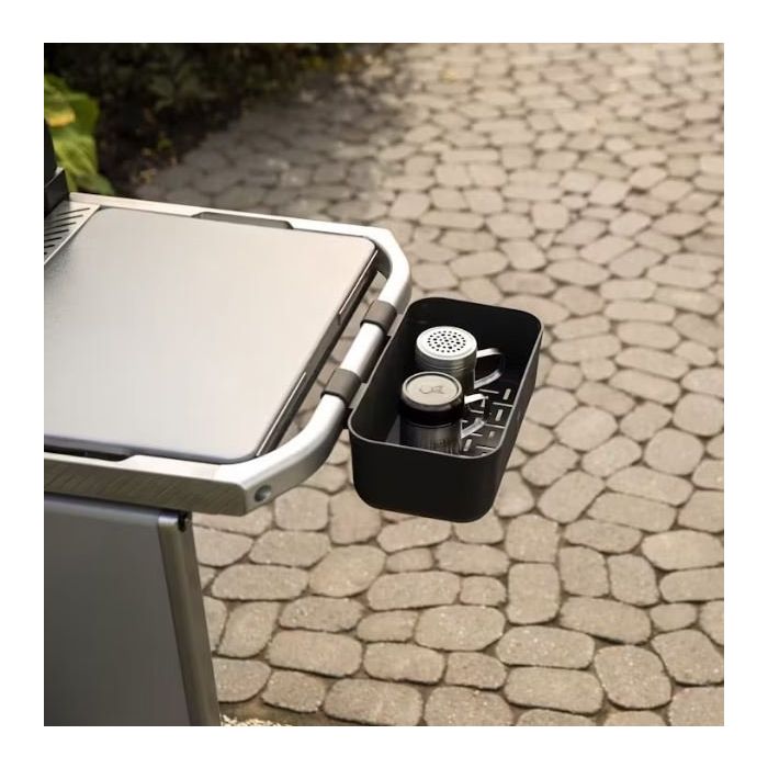 Weber Works Condiment Holder Compatible with SLATE 76 cm Premium Griddles and Expandable Stand 3400105