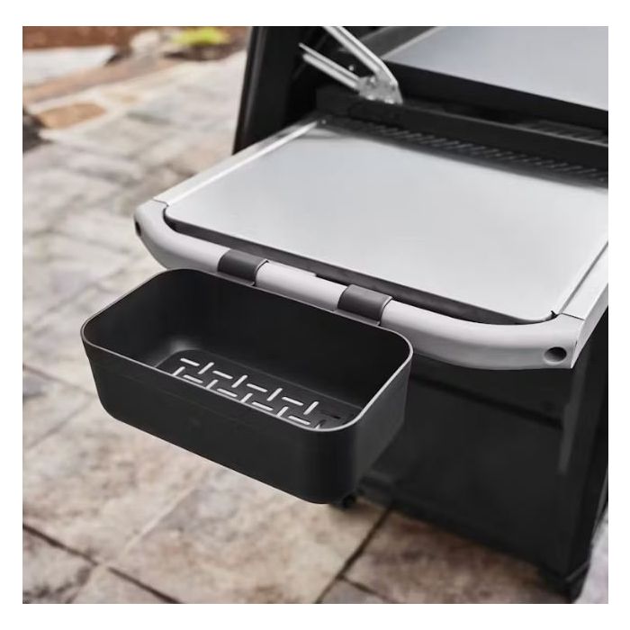 Weber Works Condiment Holder Compatible with SLATE 76 cm Premium Griddles and Expandable Stand 3400105