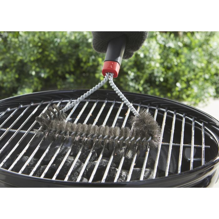Weber 30cm Three-Sided Grill Brush 6277