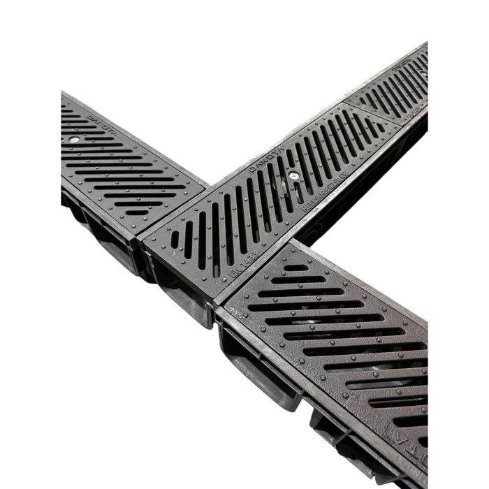 DekDrain Cetus C250 Channel Drain with 75mm Bottom Outlet and Heel ...