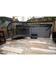 Firewood Warm Porcelain Paving 1205mm x 300mm x 20mm