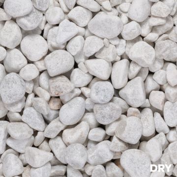 White Marble Tumbled Pebbles 20-40mm