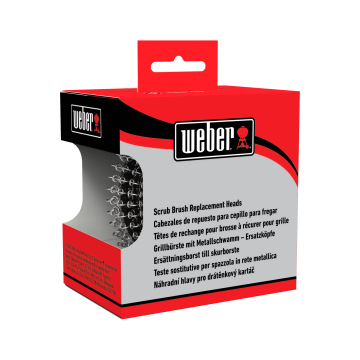 Weber Scrub Grill Brush Replacement Heads 2 Pack 6284