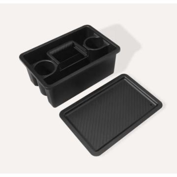 Weber Works Caddy with Tray Lid Compatible with SLATE 76 cm Premium Griddles 3400128