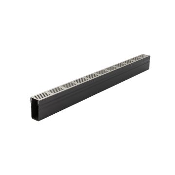 ACO Threshold Drain 1m - Stainless Steel Grating 190058