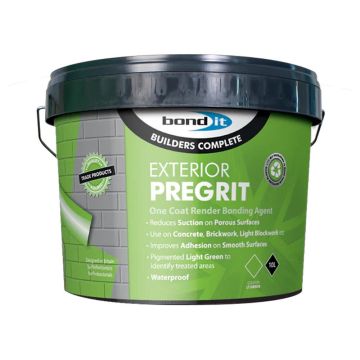 Bond It Exterior Render PREGRIT Light Green 10L BDEPG10