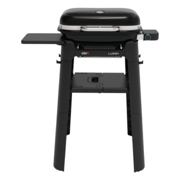 Weber Lumin Compact Black Electric Grill With Stand 91010874
