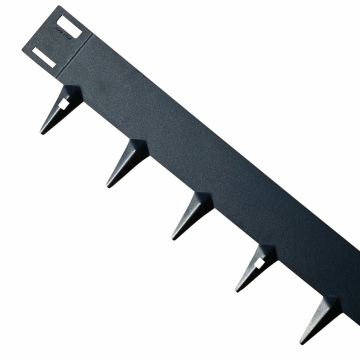 CORE EDGE 100mm Black 5m Garden/Lawn Edging (Pack of 5x 1075mm)