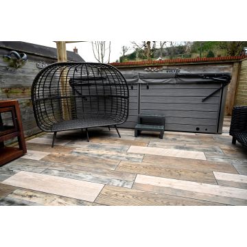 Firewood Warm Porcelain Paving 1205mm x 300mm x 20mm