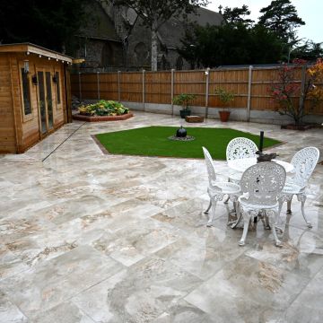 Okai Sand 900mm x 600mm x 20mm Porcelain Paving
