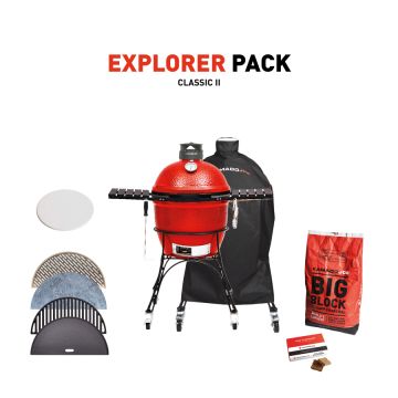 Kamado Joe Classic II Cart with Explorer Pack