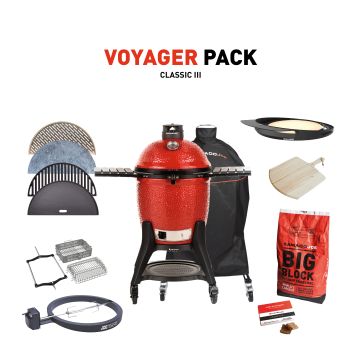 Kamado Joe Classic III Cart with Voyager Pack