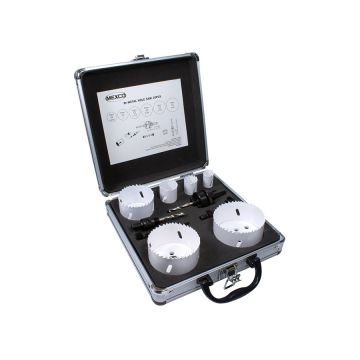 Mexco 10pc HSS Bi-Metal Holesaw Kit