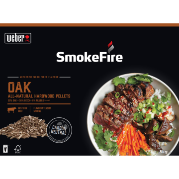 Weber SmokeFire Wood Pellets 8kg Oak 18295