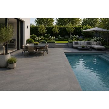 Pamstone Lava 900mm x 600mm x 20mm Porcelain Paving