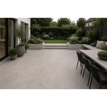 Okai Ash 900mm x 600mm x 20mm Porcelain Paving