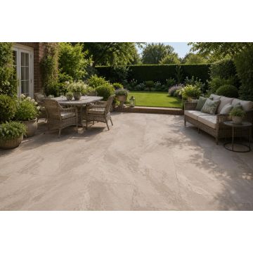 Slate Beige 900mm x 600mm x 20mm Porcelain Paving