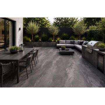 Slate Grafito 900mm x 600mm x 20mm Porcelain Paving