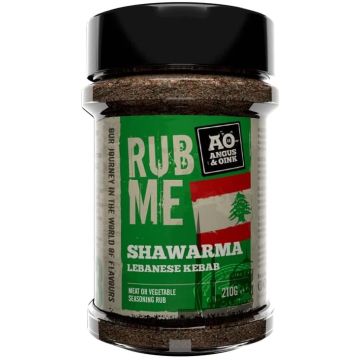 Angus & Oink Shawarma BBQ Rub 200g - SHW200