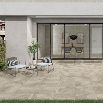 Slate Beige 600mm x 600mm x 20mm Porcelain Paving