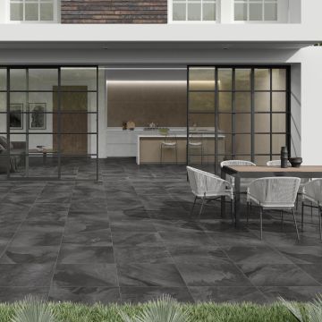Slate Grafito 600mm x 600mm x 20mm Porcelain Paving