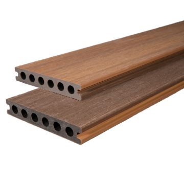 DuoDek Mocha & Caramel 143x22.5mm x 3.6m Composite Decking Board