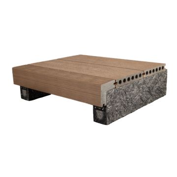 DuoDek Mocha L Edging Trim / Step Trim - 3.6m Length