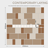 Contemporary 15.22m² Project Pack laying pattern