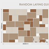 Random Layout 15.22m² Project Pack laying pattern